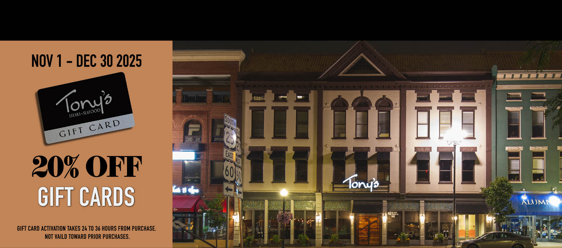 Tonys of Lexington | A Tony Ricci Steakhouse
